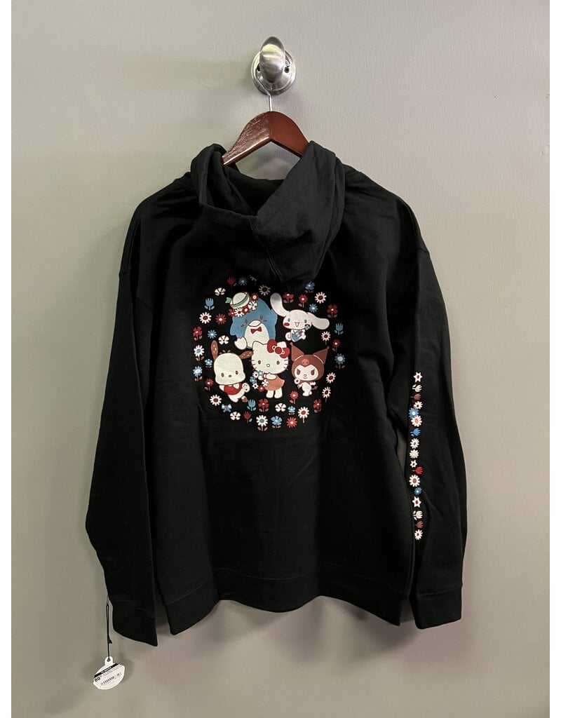 Girl Girl x Sanrio Hello Kitty & Friends Black Hoodie