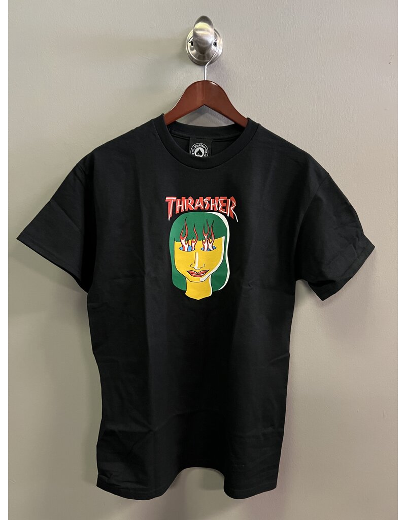 Thrasher Mag Thrasher Talk Shit by Gonz Black T-shirt