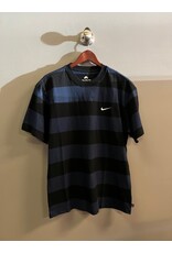 Nike SB Nike Sb Striped T-shirt - Midnight Navy/Black/White  (size Small)