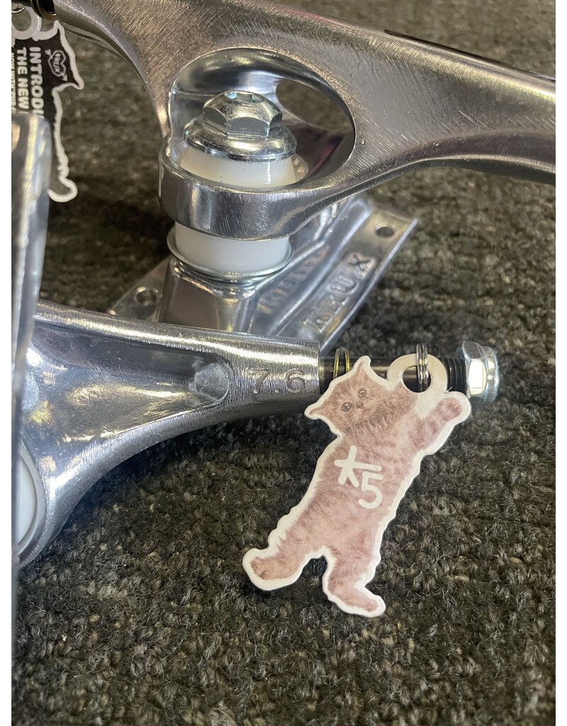 Krux Krux K5 7.6 Polished DLK Silver Trucks (set of 2)