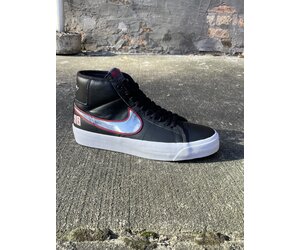 Nike sb Zoom Blazer Mid Pro GT - Black/Metallic Silver - FA Nike sb Zoom Blazer Mid Pro GT - Black/Metallic Silver - FA