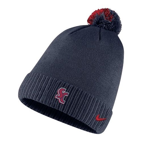 navy blue nike beanie