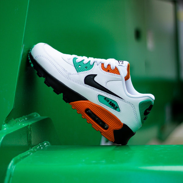 green and orange nike air max