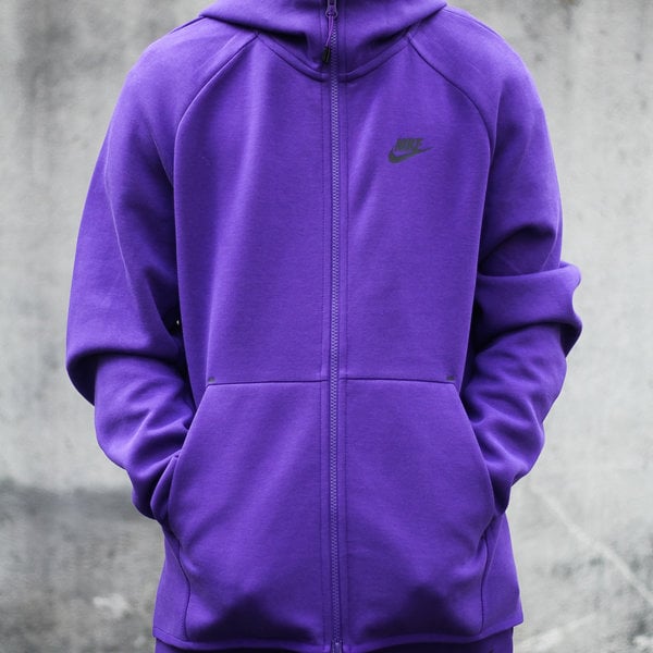 purple nike zip up
