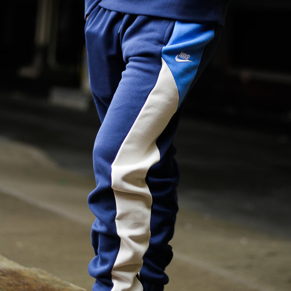 blue nike fleece pants