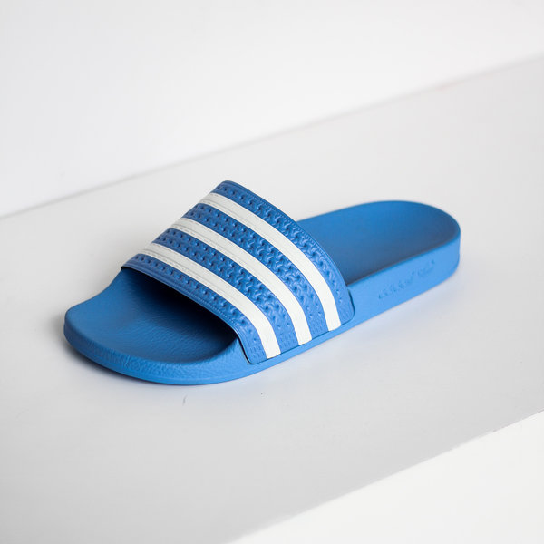 adidas adilette slides blue