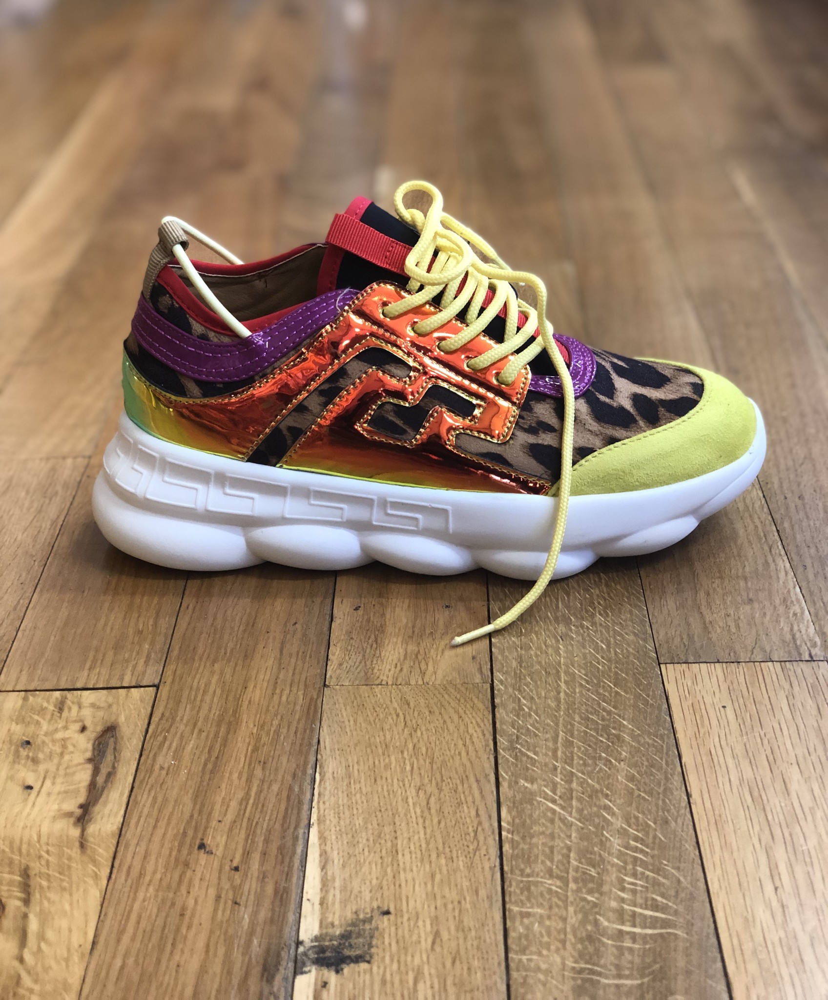 leopard print athletic shoes