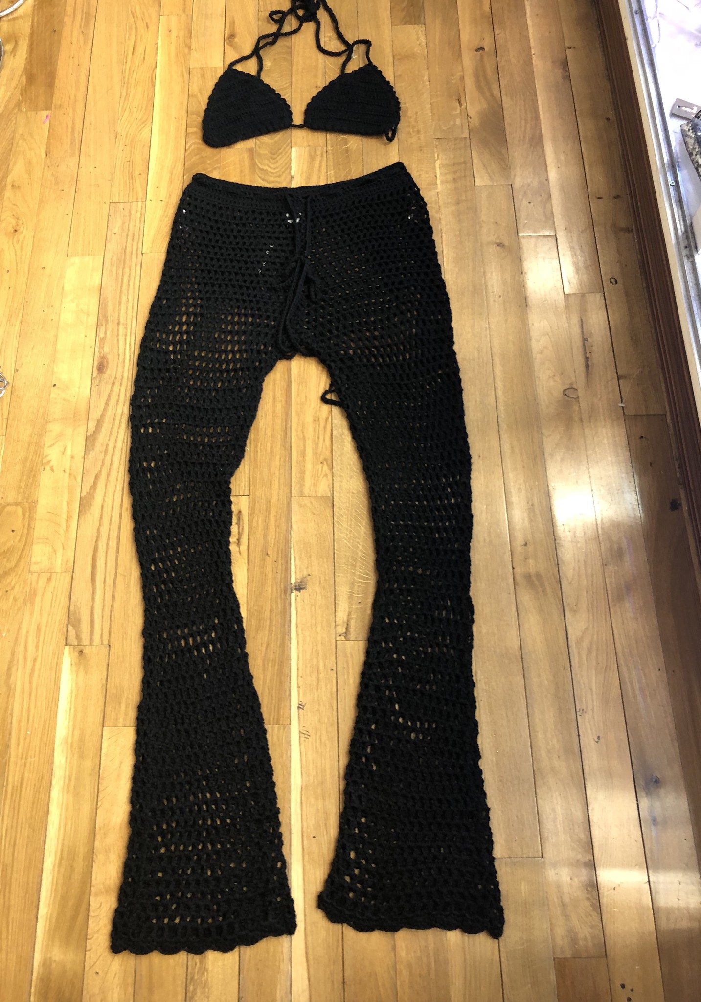 two piece bell bottom set