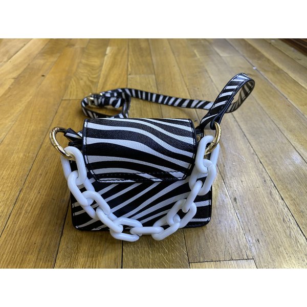 zebra cross body bag