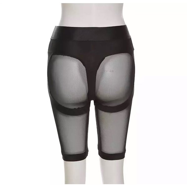 MESH YOGA BIKER SHORTS - SIT\