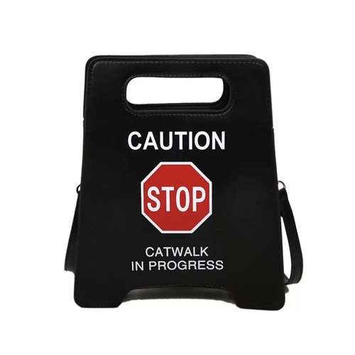 CAUTION STOP CROSS BODY BAGS
