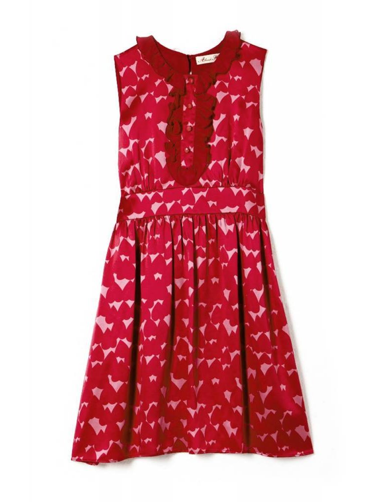 Coco Lee Sass & Bide, zee van rode bloemen print jurk