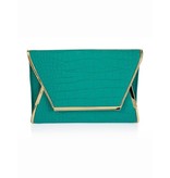 Coco Lee aligator clutch