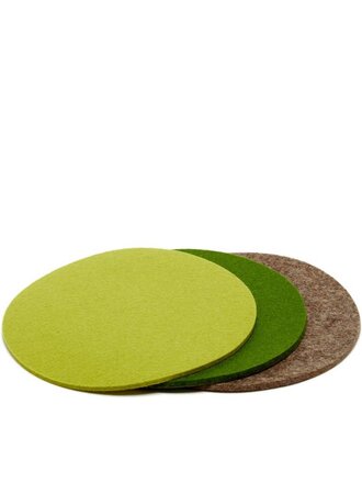 Sous-plat rond 3 pack 8" - FOREST