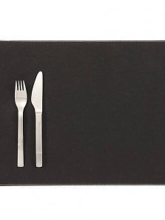 Napperon papier noir 48X33cm tec