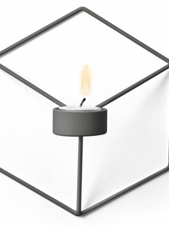 POV Candleholder Wall, Black