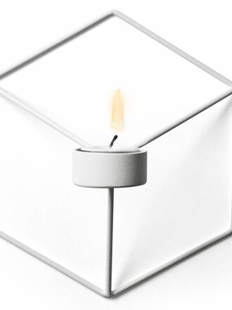 POV Candleholder Wall, White