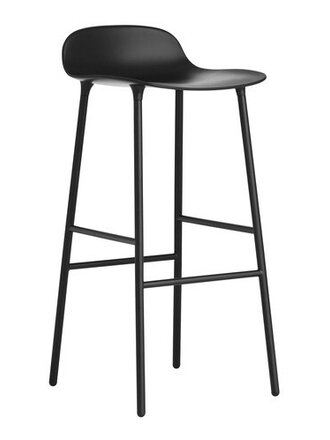 Normann Copenhagen Tabouret Form pattes en acier-