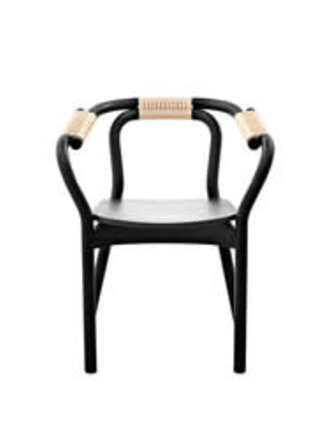 Normann Copenhagen Knot Chaise - Black/Nature