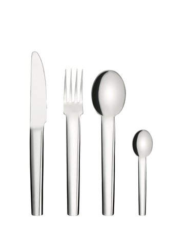 BORN IN SWEDEN · Service de coutellerie scandinave | Acier inoxydable | 16 morceaux