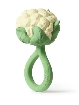 OLI & CAROL · Jouet de dentition ·  Hochet · Chou-fleur