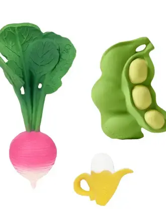 OLI & CAROL · Jouet de dentition ·  Coffret cadeau nouveau-né