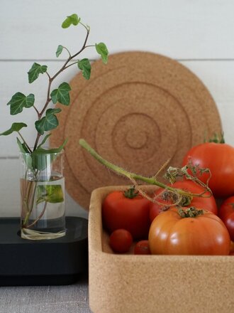 BORN IN SWEDEN · Sous-plat rond | Liège naturel brut | Cercles