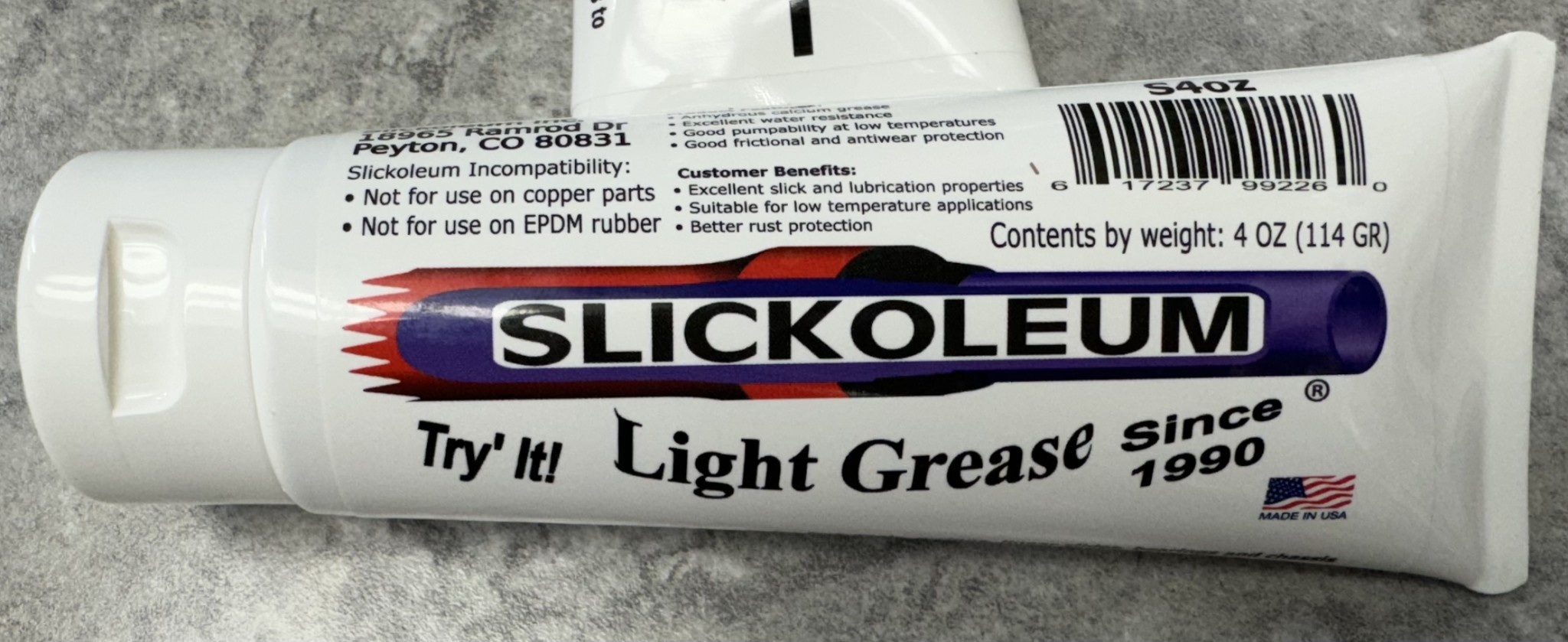 Slickoleum Inc. Slickoleum 4oz tube