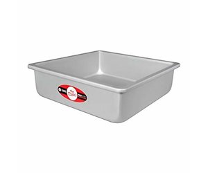 Sheet cake pan solid bottom 10 * 15 * 3 pob-10153 - eCakeSupply