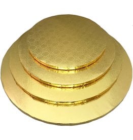 Round Cake Drum Gold 12" (DR12G)