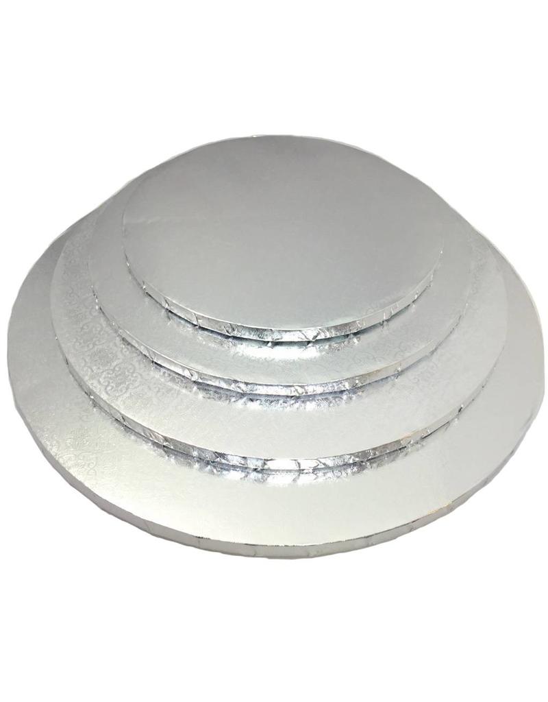 Round Cake Drum Silver 10" (DR10S)