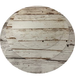 MDF Cake Board Light Wood 10" (MDF10LW)