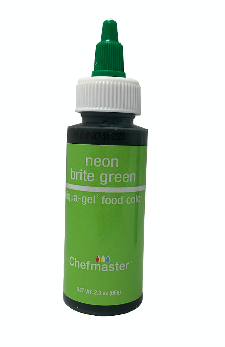 Chefmaster Liqua-Gel Food Color 10.5-Ounce Neon Brite Green
