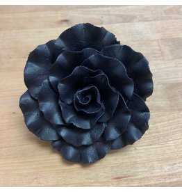 SUGAR FLOWER FORMAL ROSE BLACK 3"