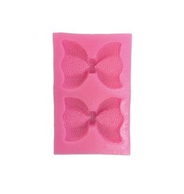 2 BOW TIE PEARL SILICONE MOLD