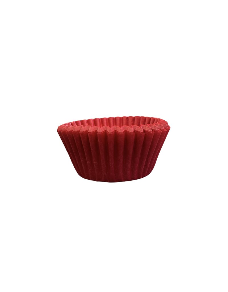 RED BAKING CUP 25 UNITS