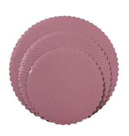 Scalloped Cake Circle Light Pink 12" (SCA12LP)