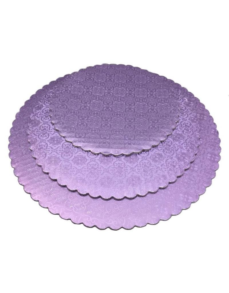 Scalloped Cake Circle Lilac 14" (SCA14L)