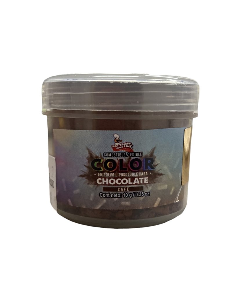 Ma Baker and Chef COLOR EN POLVO LIPOSOLUBLE PARA CHOCOLATE CAFE 10GRS (CPCHOCA-010)