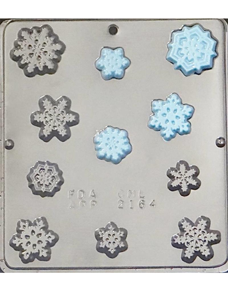 CHOCOLATE MOLD SNOWFLAKES 2164