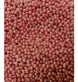 METALLIC DRAGEES 4MM PINK 3.5Oz