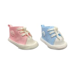 ZAPATILLAS BEBE PAR AZUL/ROSADA PORCELANA FRIA (M)