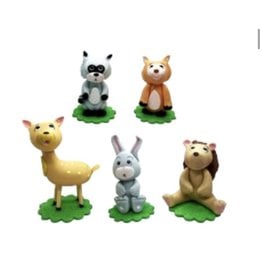 SET ANIMALITOS DEL BOSQUE 3" (5PCS) PORCELANA FRIA (A37)