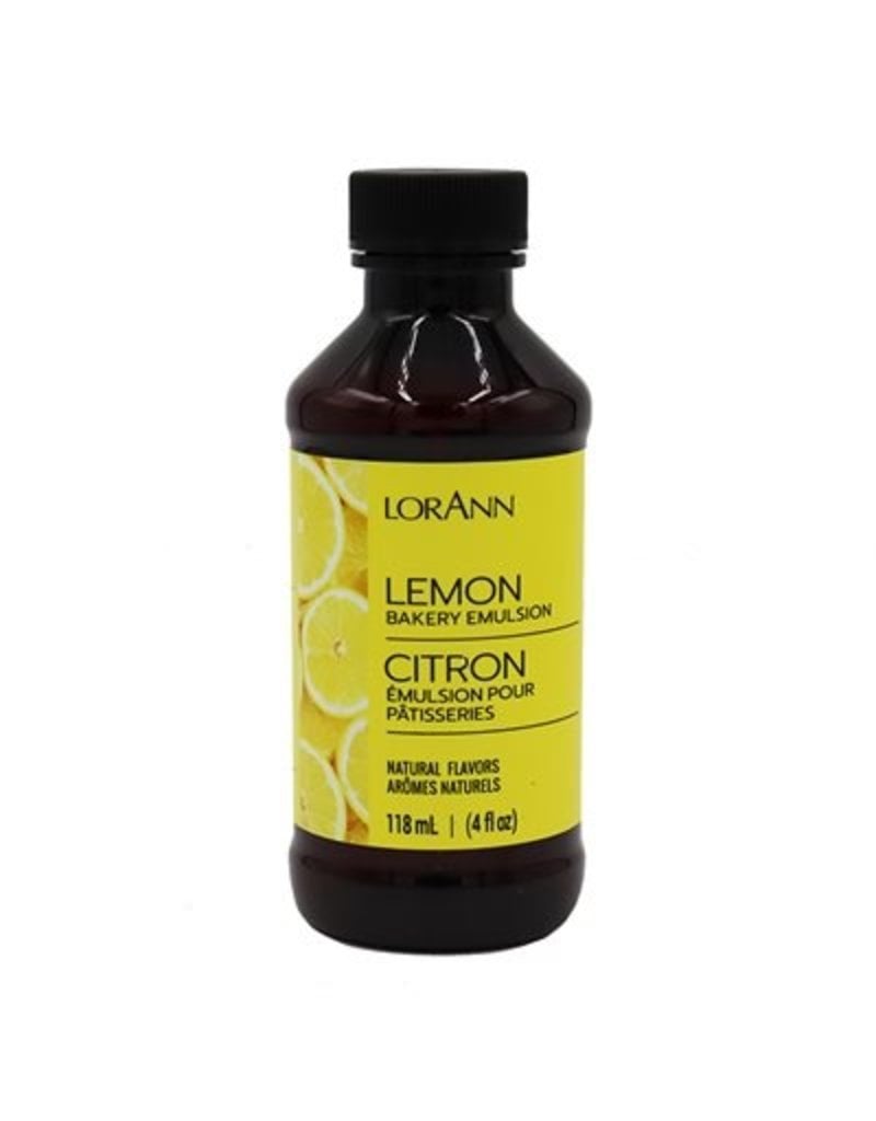 LORANN OILS LEMON BAKERY EMULSION 4 OZ