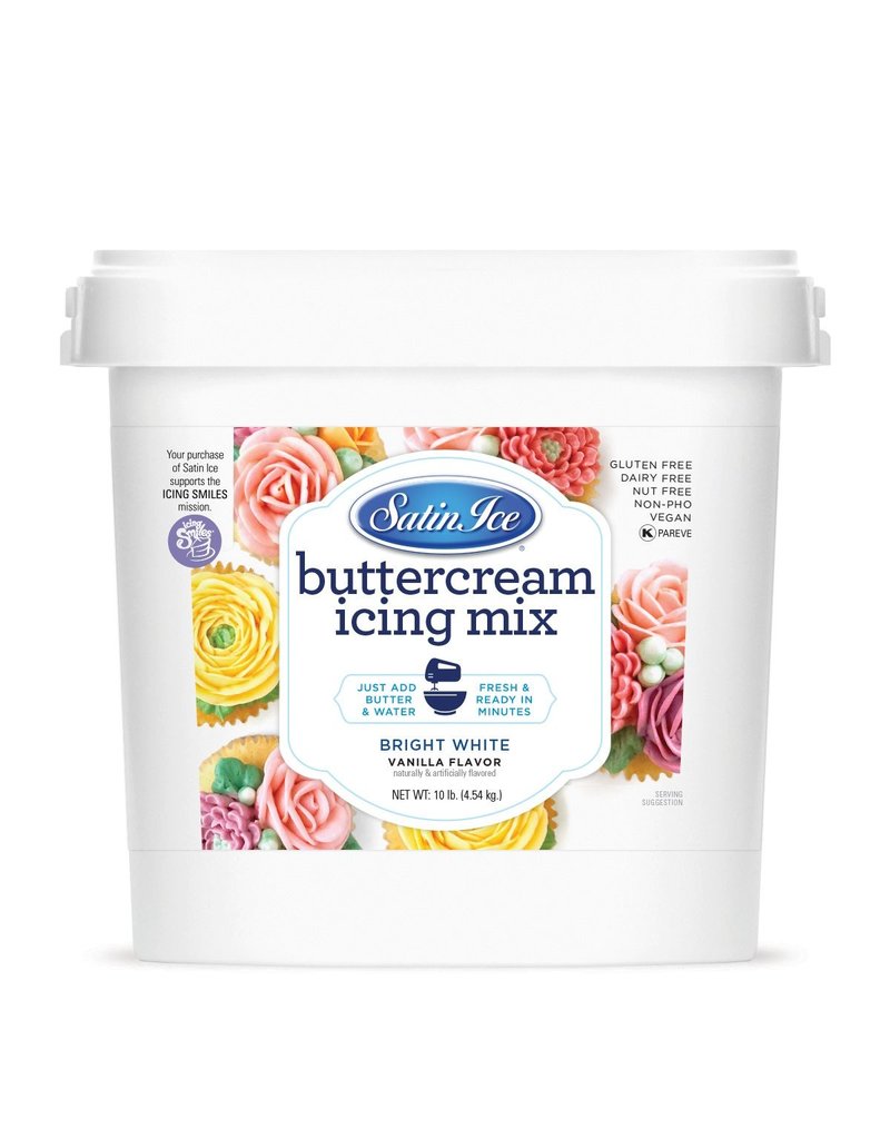 SATIN ICE SATIN ICE BUTTERCREAM MIX 10 LBS