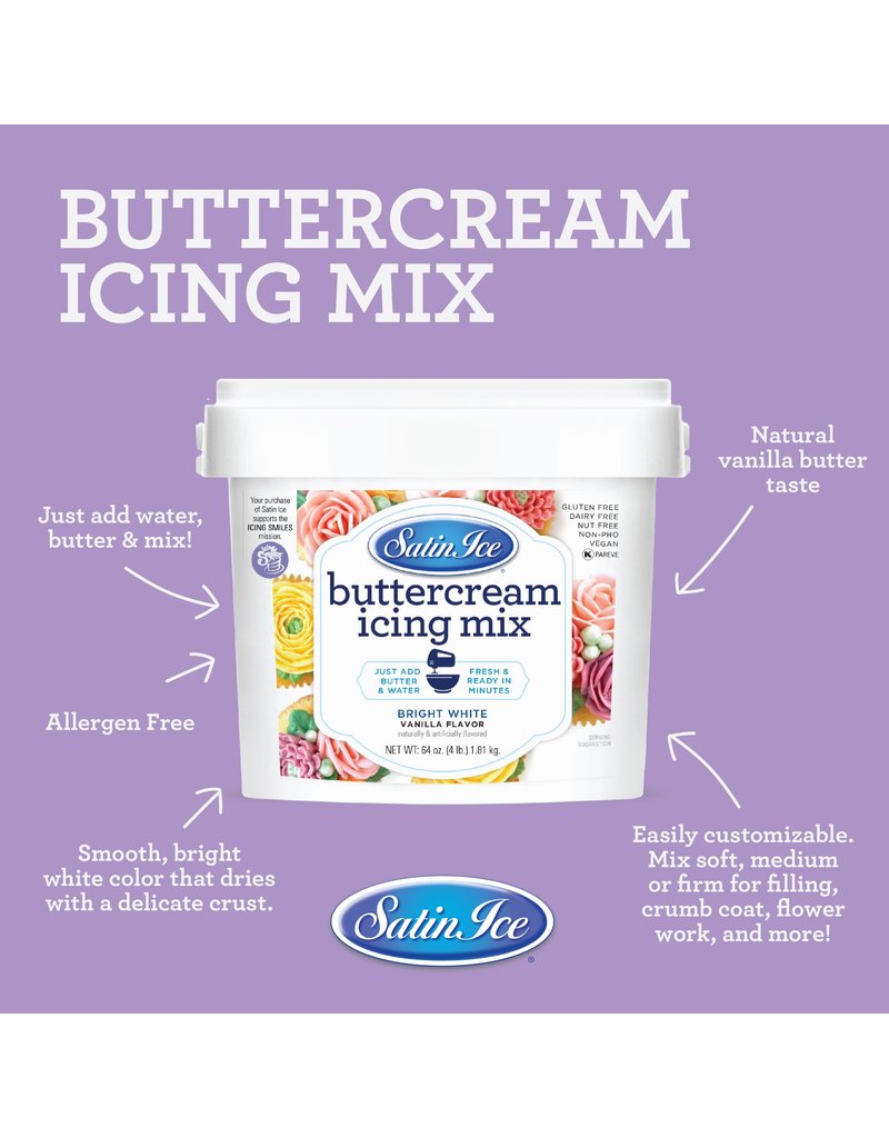 SATIN ICE SATIN ICE BUTTERCREAM MIX 10 LB