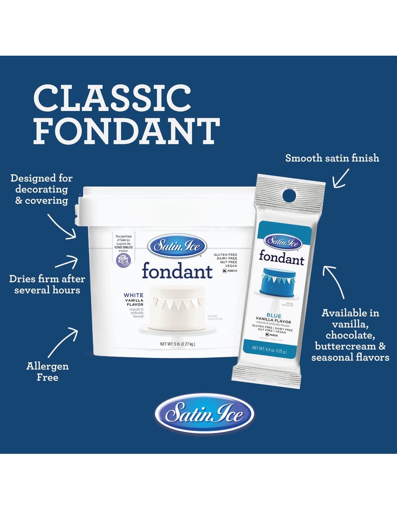SATIN ICE SATIN ICE WHITE FONDANT 2LB