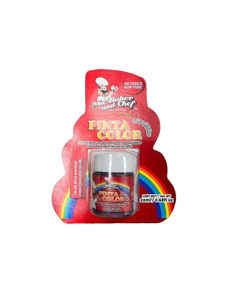 PINTA COLOR DIAMANTADO ROJO NAVIDAD 20ML (PIND003-020)