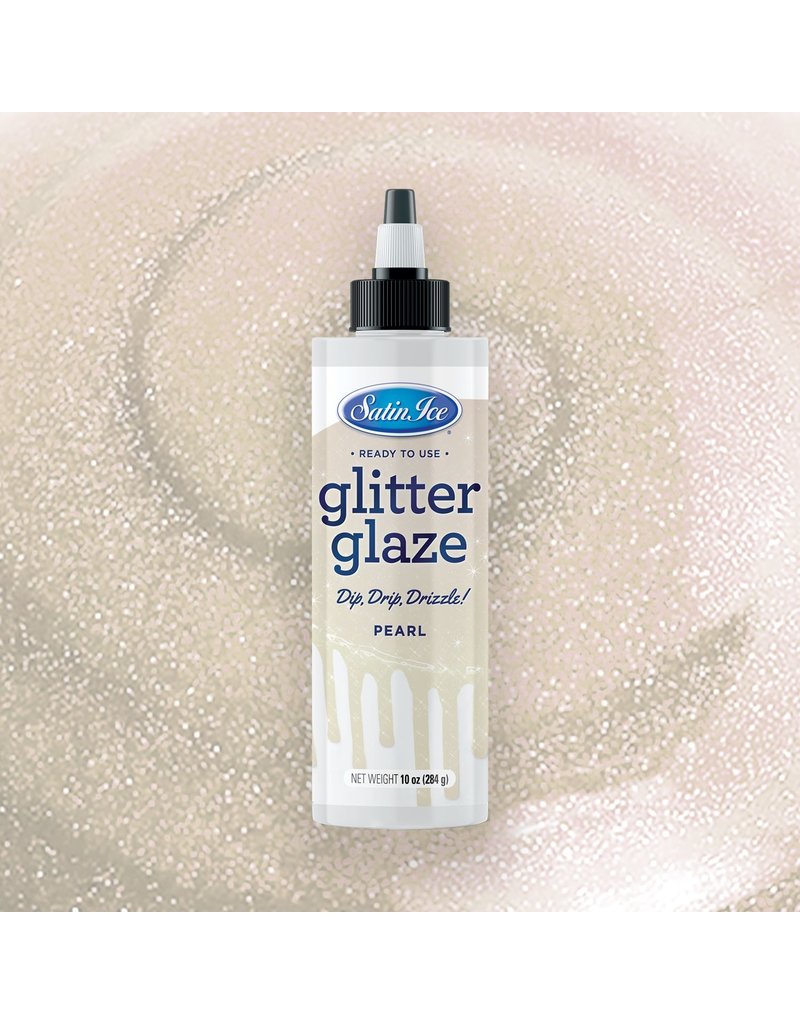 SATIN ICE Satin Ice Pearl Glitter Glaze 10 oz