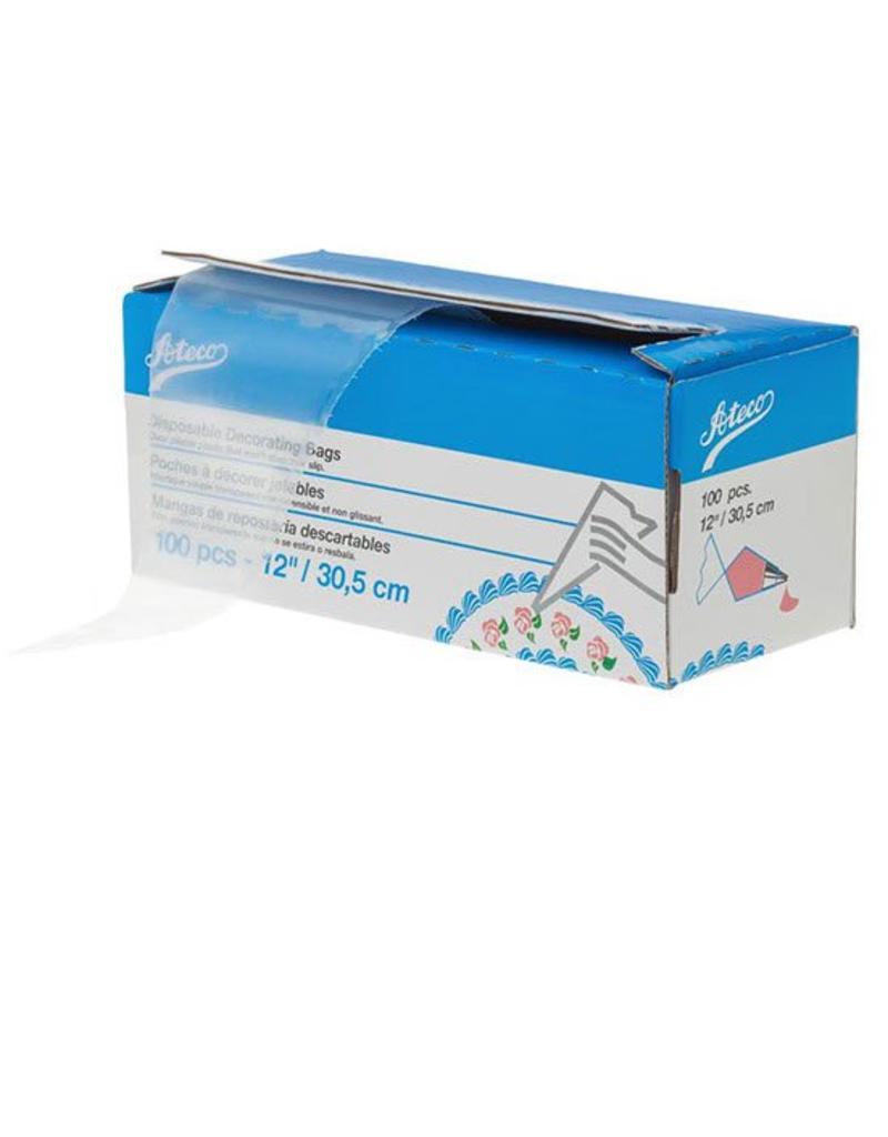 ATECO 12" DISPOSABLE BAGS 100/ROLL 4712